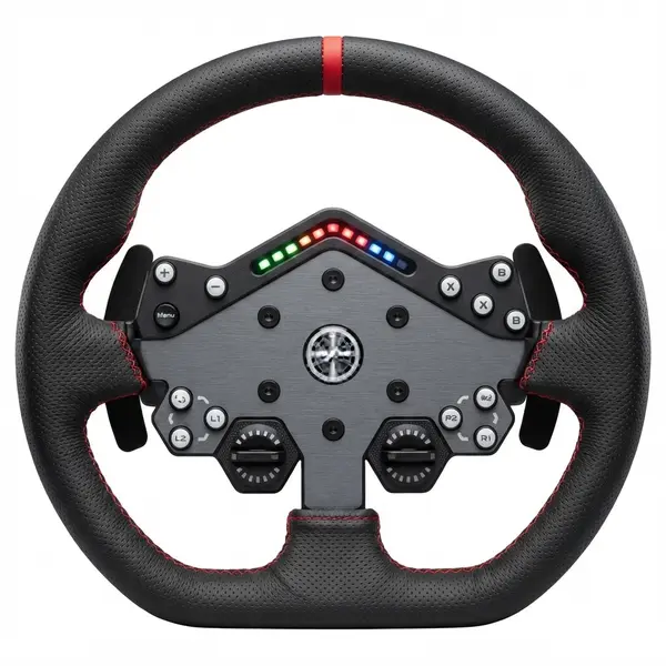 PXN W DS R2 13" Leather Racing Wheel Rim with D1 Quick Release
