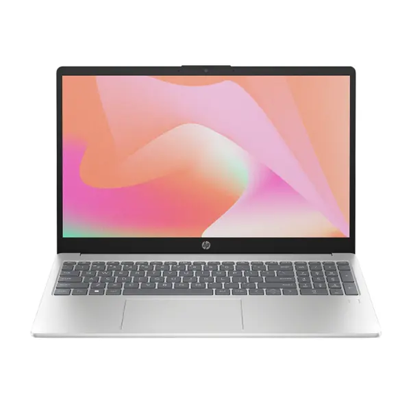 HP 15 FC0843AU AMD Ryzen 5 7530U 8GB 512GB SSD 15.6" FHD Display Backlit KB Fingerprint Reader Dos Natural Silver - (Official Warranty)