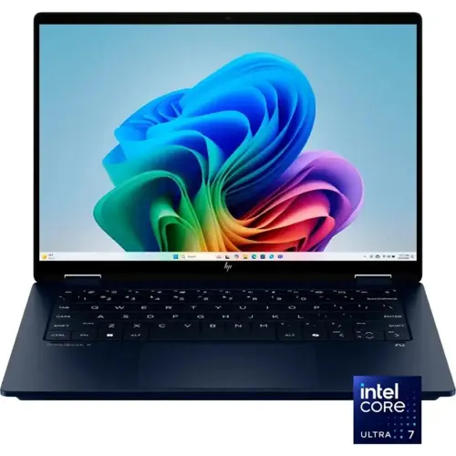 HP OmniBook X Flip 14-FM0023DX Intel Core Ultra 7 256V 16GB 1TB SSD 14" 2K Touchscreen x360 Backlit KB Win11 Blue