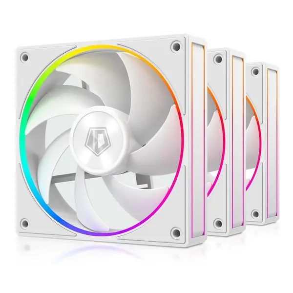 ID Cooling AF-127 ARGB-W Trio - White 