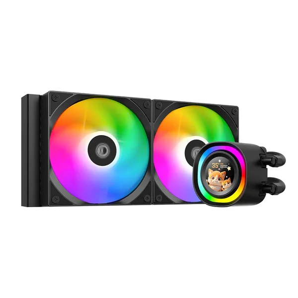 ID Cooling LCD AIO FX240 - Black 