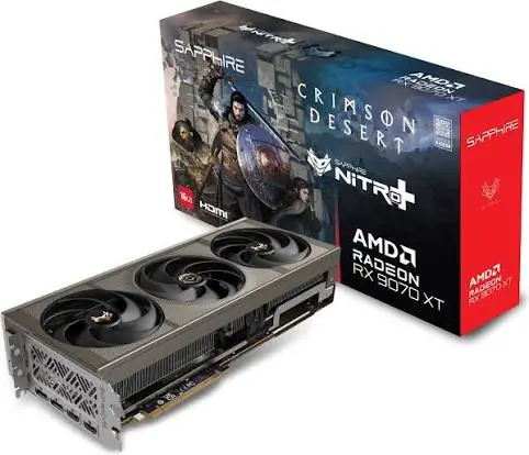 Sapphire NITRO+ AMD Radeon™ RX 9070 XT 16GB GDDR6 Crimson Desert Edition 
