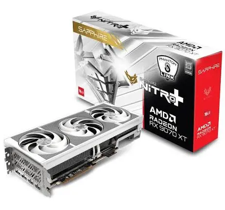 Sapphire NITRO+ AMD Radeon™ RX 9070 XT 16GB GDDR6 PhantomLink Polar Edition 
