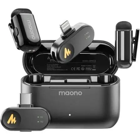 Maono Wave T1 Mini PBC2 Wireless Lavalier Microphone