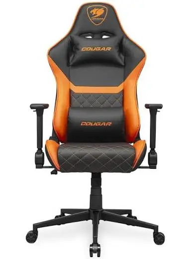 Cougar Fusion S Gaming Chair - Black-Orange