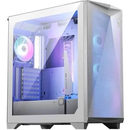 MSI MPG Gungnir 300R Airflow Mid Tower PC Case - White