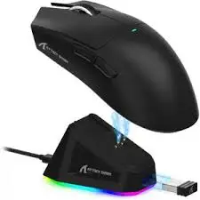 Attack Shark X11 Mouse - Black - White - Red 