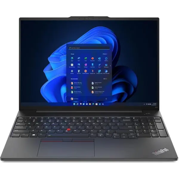 Lenovo Thinkpad E16 G2 Intel Core Ultra 5 125H 8GB 512GB SSD 16" WUXGA FHD Display Intel Graphics Backlit KB Dos Black 