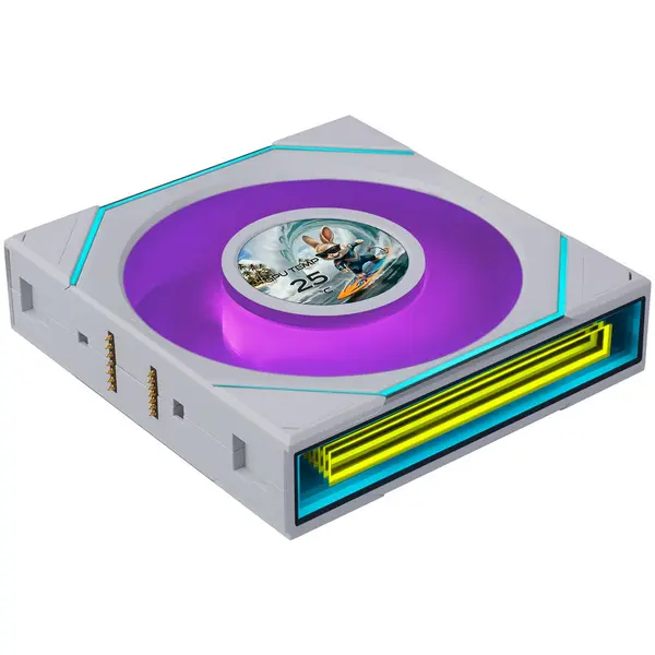 Lian Li UNI Fan SL-INF Flex LCD 120 Reverse Blade - White - Single Pack 