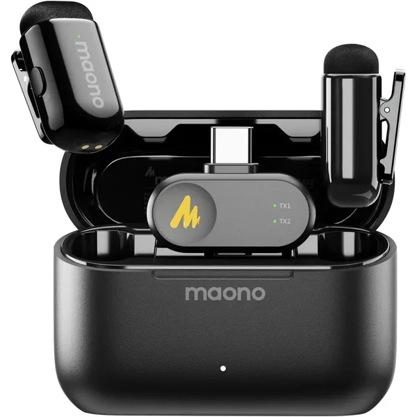 Maono Wave T1 Mini PC2 Wireless Lavalier Microphone