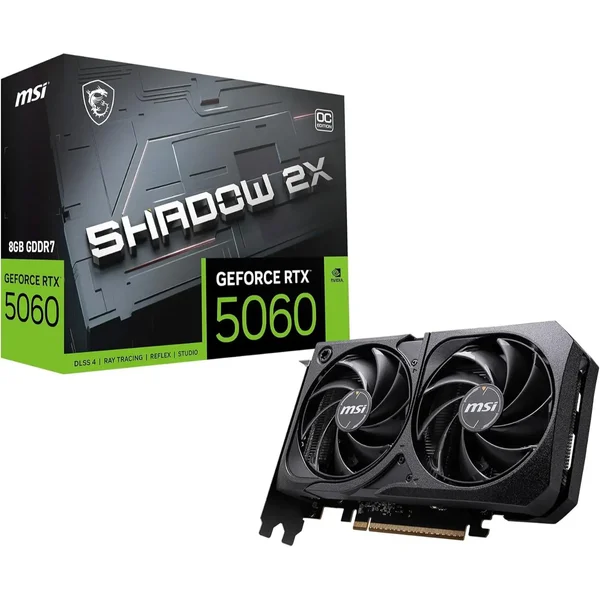 MSI GeForce RTX 5060 Shadow 2X 8GB OC 