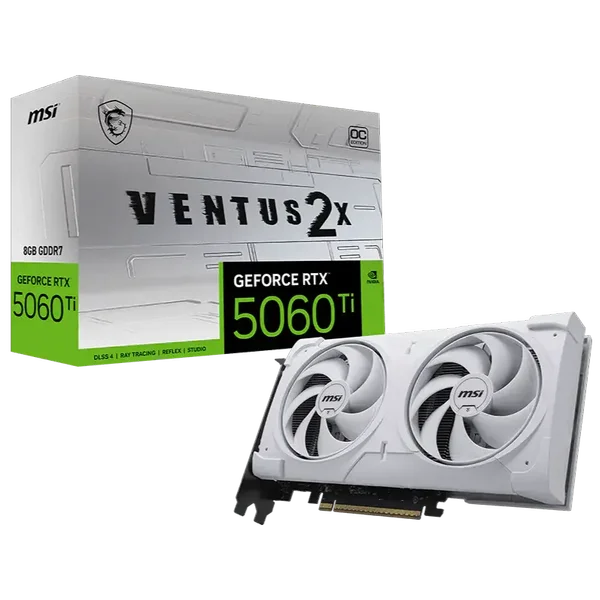 MSI GeForce RTX 5060Ti Ventus 2X 8GB OC Plus White