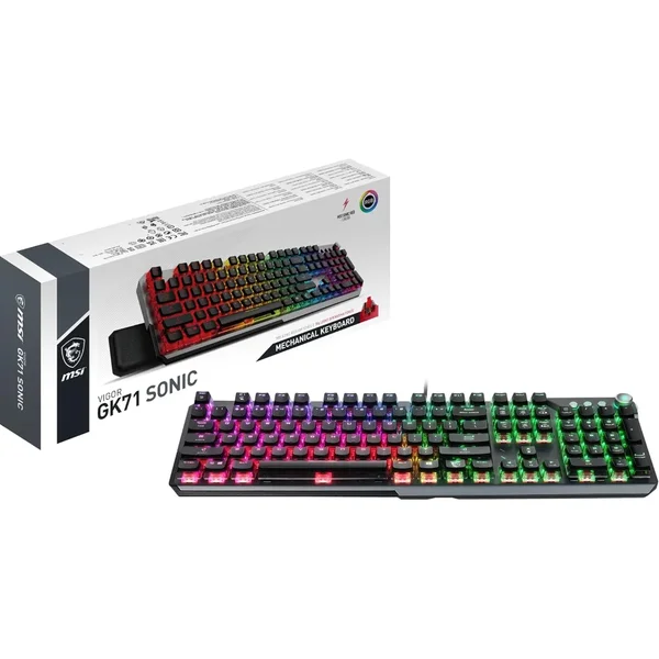 MSI Vigor GK71 US Sonic Red Wired Gaming Mouse