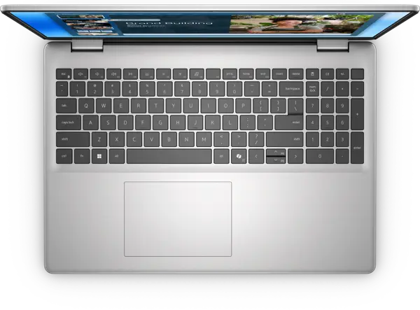 Dell 16 DC16250 Intel Core 5 120U 8GB D5 512GB SSD 16" FHD Touch Display Backlit KB Win11 Home Platinum Silver