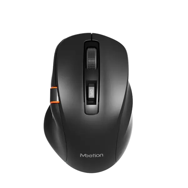 Meetion BTM032R Wireless Ergonomic Mouse - Black 