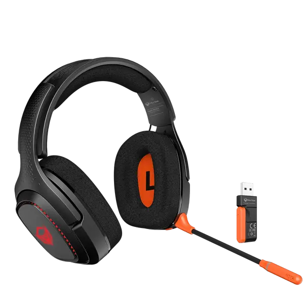 Meetion BTH012 Three-Mode Wireless Gaming Headset - Black 