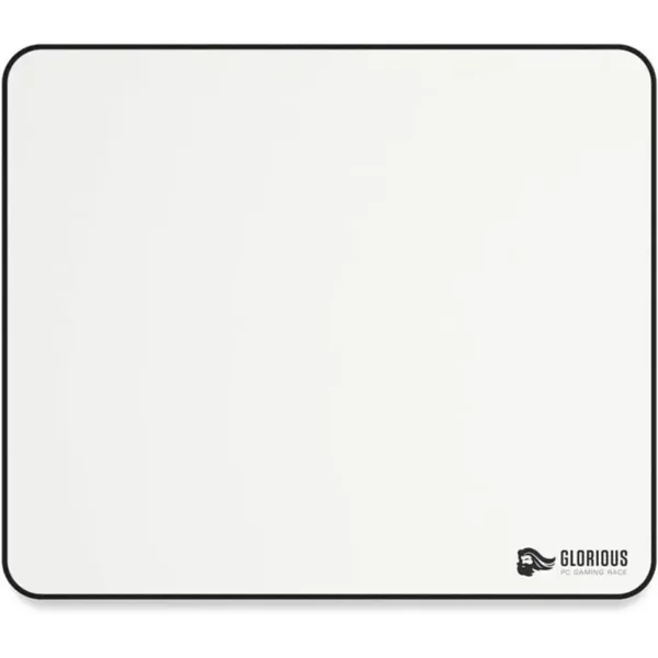 GLORIOUS Large Gaming Mouse Pad - 11x13 - White Edition