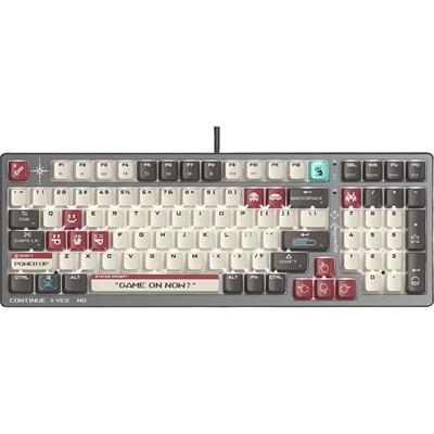  Bloody S98 Hot-Swappable BLMS Mechanical Gaming Keyboard Red Plus Switch - Pixel Red