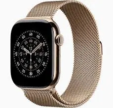 Apple Watch Series 11 46mm Milanease Loop GPS Cellular - Gold Titanium