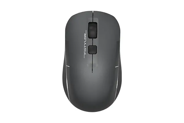A4Tech FB26CS Air 2  Dual Mode Mouse - Smoky Grey - Ice White 