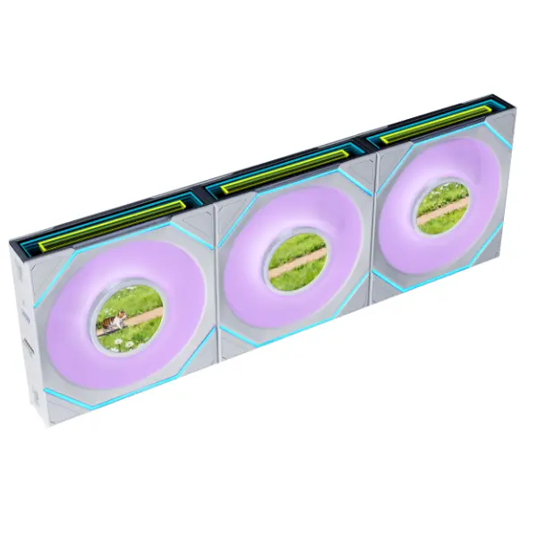 Lian Li UNI Fan SL-INF Flex LCD 120 - White - Pack of 3 