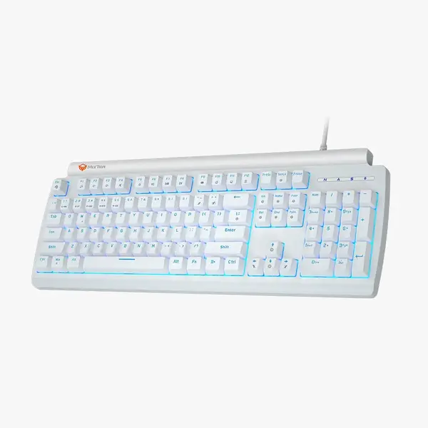 Meetion MK006 Pro Blue Switch Gaming Keyboard - White 