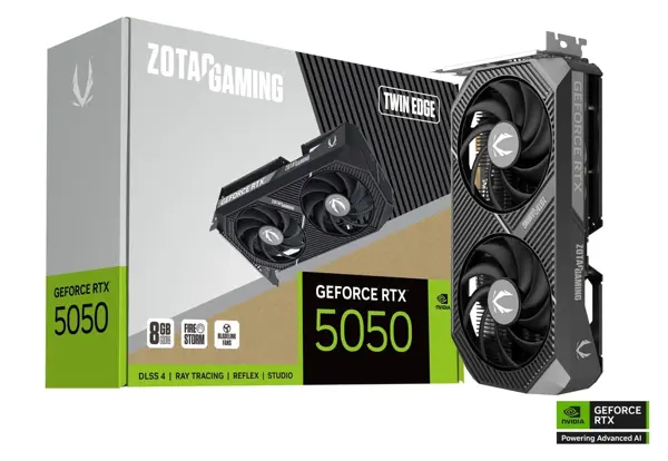 ZOTAC GAMING GeForce RTX 5050 Twin Edge 8GB GDDR6
