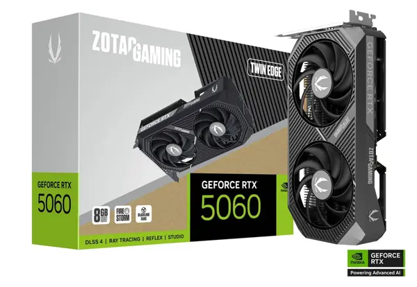 ZOTAC GAMING GeForce RTX 5060 Twin Edge 8GB GDDR7