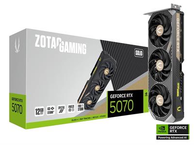ZOTAC GAMING GeForce RTX 5070 12GB 192BIT SOLID