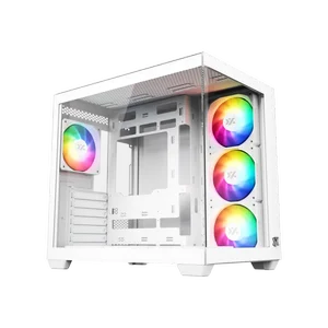 XYZ Tesseract X ARGB Gaming Case - White 