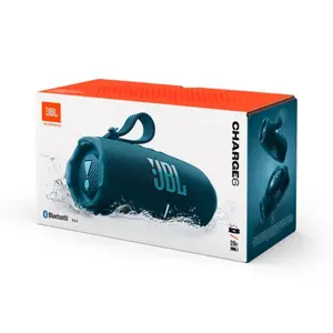 JBL Charge 6 Portable Splashproof Bluetooth Speaker - Blue 