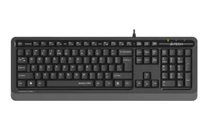 A4Tech FK10 QuietKey Multimedia Comfort Keyboard - Black