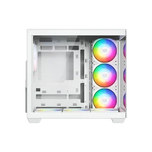 XYZ Tesseract X ARGB Gaming Case - White 