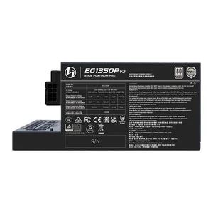 Lian Li Edge Platinum V2 1350W with Edge Hub ADV Fully Modular Power Supply - Black 