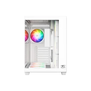 XYZ Tesseract X ARGB Gaming Case - White 