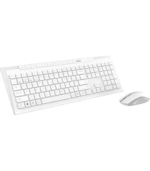 Rapoo X1500 Pro Wireless Optical Mouse & Keyboard Combo - White 