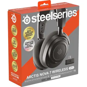 SteelSeries Artics Nova 7 Gen 2 Wireless Gaming Headphone - Black 