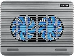 Amaze A512 Dual-Fan Laptop Cooling Pad (Black - Gray)