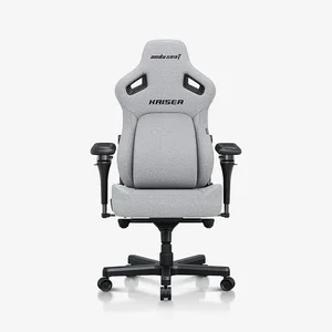AndaSaet Kaiser 4 V2 L Gaming Chair Ash Gray Fabric - AD12YDDC-L-20-G-CF-03