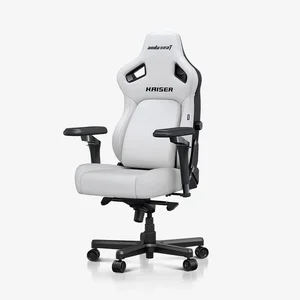 AndaSeat Kaiser 4 XL Gaming Chair With 6D Armrest Cloudy White -  AD12YDDC-XLL-20-W-PV/C-03