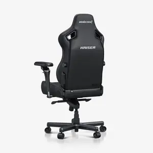 AndaSeat Kaiser 4 V2 L Gaming Chair With 6D Armrest Elegant Black - AD12YDDC-L-20-B PV/C-03