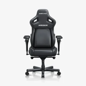 AndaSeat Kaiser 4 V2 L Gaming Chair With 6D Armrest Elegant Black - AD12YDDC-L-20-B PV/C-03