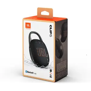JBL Clip 5 Portable Waterproof Wireless Speaker - Black 
