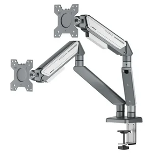 AndaSeat Stealth II Duo A6D-2S Monitor Arm Black/White - AD-W-A6D-2S-BW