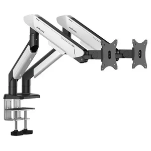 AndaSeat Stealth Pro II Duo A9-2S Dual Monitor Arm Black/White - AD-W-A9-2S-BW