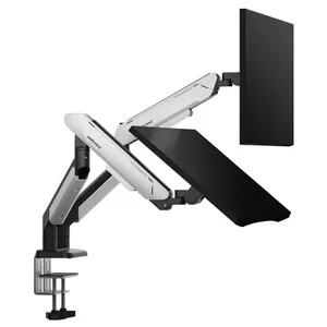 AndaSeat Stealth Pro II Duo A9-2S Dual Monitor Arm Black/White - AD-W-A9-2S-BW