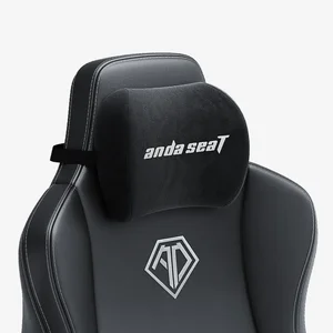 AndaSeat Memory Foam Head Pillow Black Fabric - AC-TZ-AD23L-B-F-J