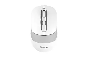 A4Tech FB10CS Dual Mode Rechargeable Optical Mouse - Stone Black - Grayish White - Ash Blue