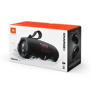 JBL Charge 6 Portable Splashproof Bluetooth Speaker - Black 