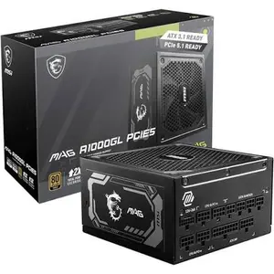 MSI MAG A1000GL 1000W PCIE5 80 Plus Gold Power Supply 